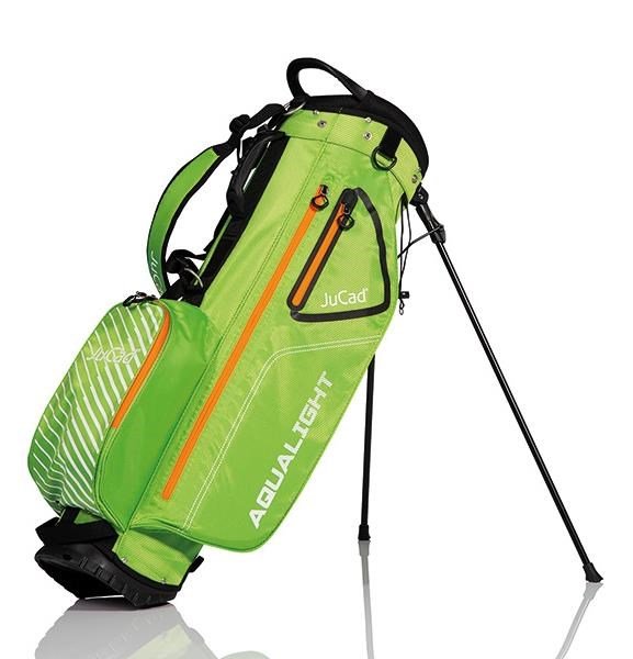 JuCad Aqualight Waterproof 2in1 stand bag, grön/vit