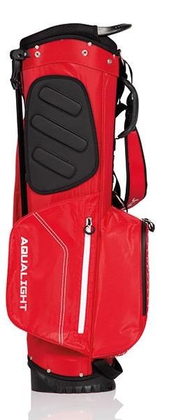 JuCad Aqualight Waterproof 2in1 stand bag, röd/vit