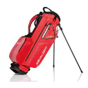 JuCad Aqualight Waterproof 2in1 stand bag, röd/vit
