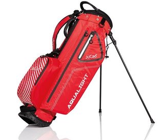 JuCad Aqualight Waterproof 2in1 stand bag, röd/vit