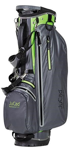 JuCad Waterproof 2in1 stand bag, grå/grön