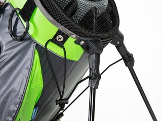JuCad Waterproof 2in1 stand bag, grå/grön