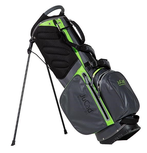 JuCad Waterproof 2in1 stand bag, grå/grön