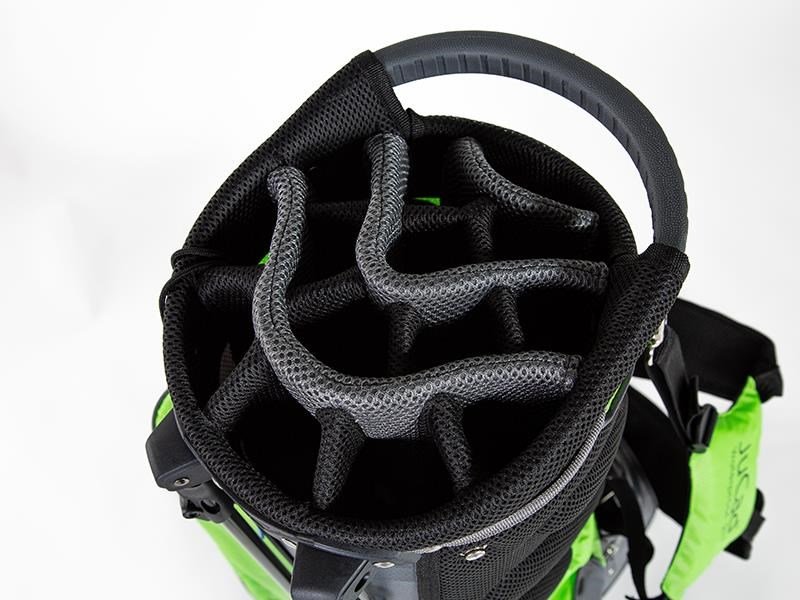 JuCad Waterproof 2in1 stand bag, grå/grön