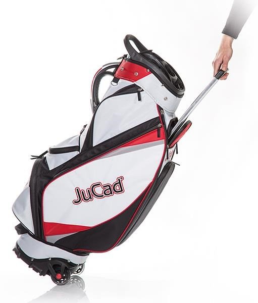 JuCad Bag To Roll cart bag, svart/vit/röd