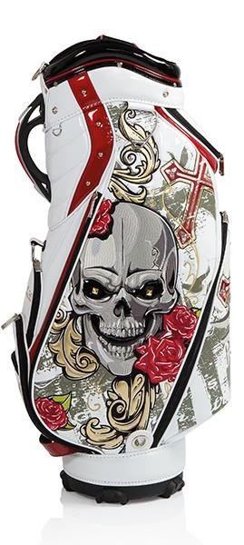 JuCad Luxury cart bag, vit