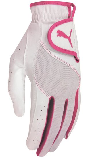 Puma Sport Performance damgolfhandske, vit/hallon