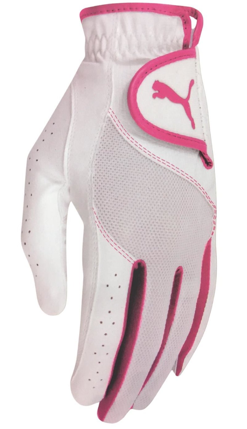 Puma Sport Performance damgolfhandske, vit/hallon