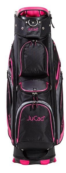 JuCad Sporty cart bag, svart/rosa