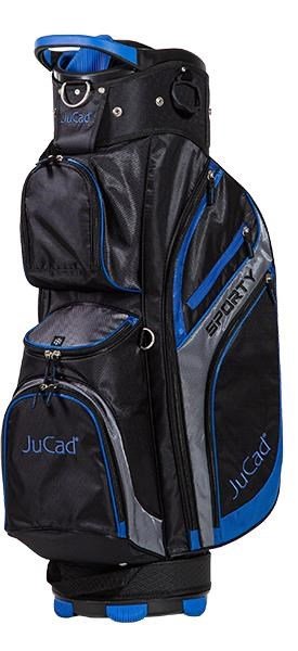 JuCad Sporty cart bag, svart/blå