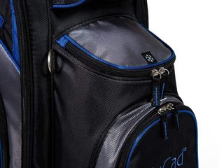 JuCad Sporty cart bag, svart/blå