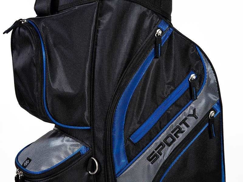JuCad Sporty cart bag, svart/blå