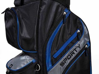 JuCad Sporty cart bag, svart/blå