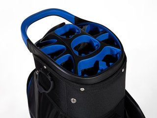 JuCad Sporty cart bag, svart/blå