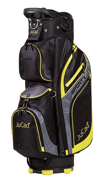JuCad Sporty cart bag, svart/gul