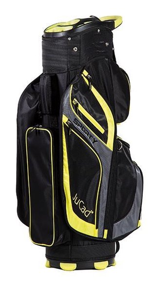 JuCad Sporty cart bag, svart/gul
