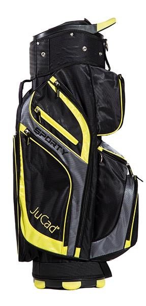 JuCad Sporty cart bag, svart/gul
