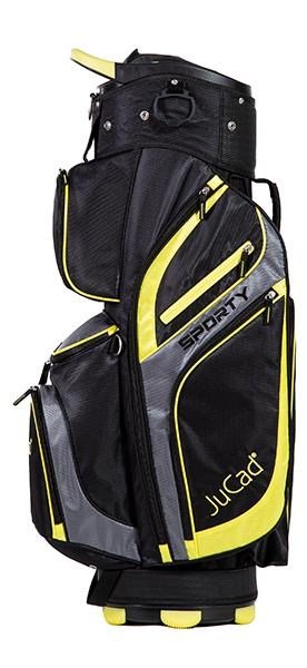 JuCad Sporty cart bag, svart/gul