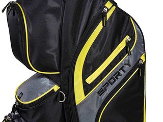 JuCad Sporty cart bag, svart/gul