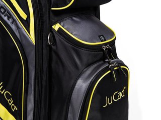 JuCad Sporty cart bag, svart/gul