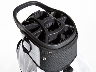 JuCad Sporty cart bag, svart/gul