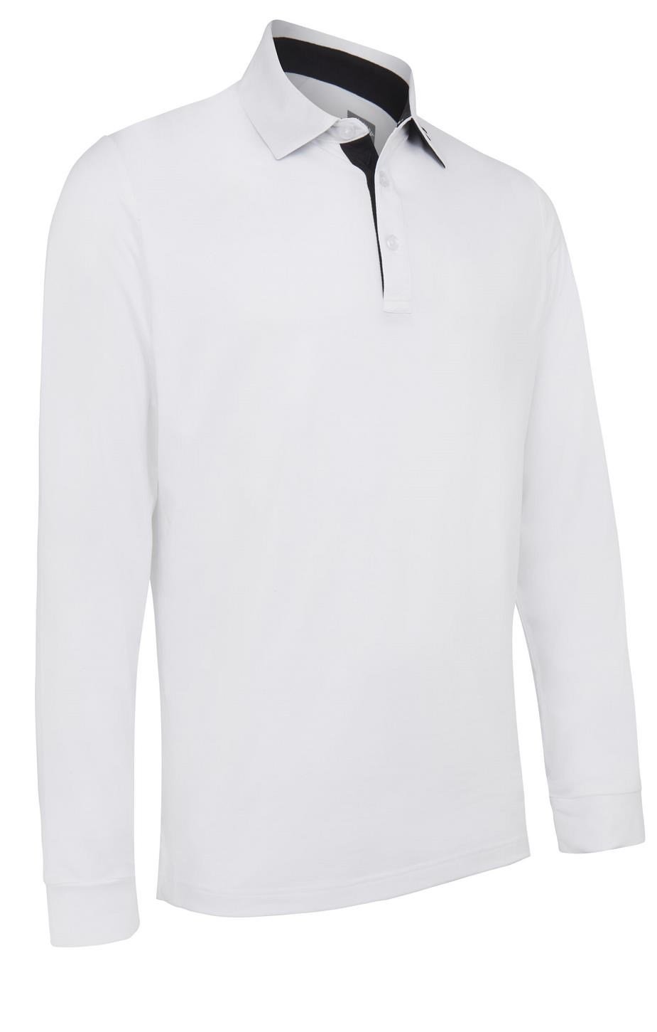 Callaway Long Sleeve Performance herr polo, klarvit