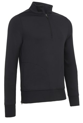 Callaway LS 1/4 Midweight Fleece Crossover damtröja, caviar