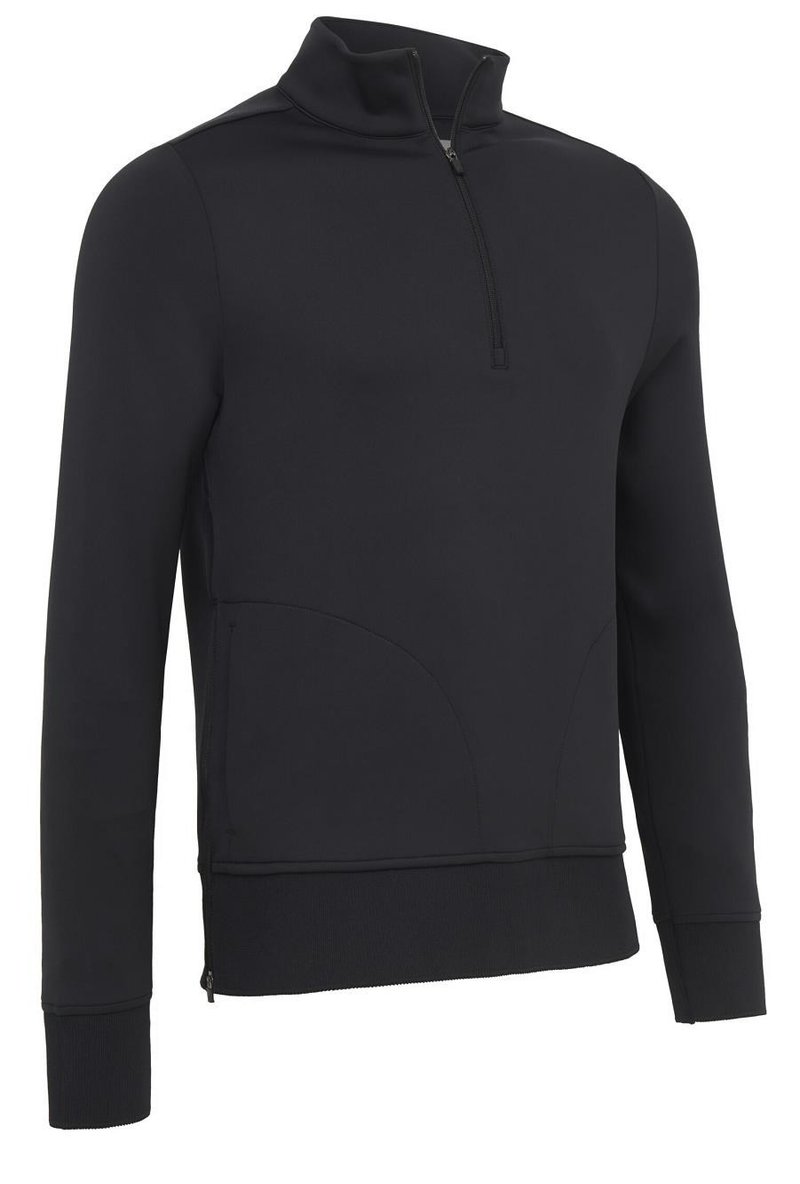 Callaway LS 1/4 Midweight Fleece Crossover damtröja, caviar
