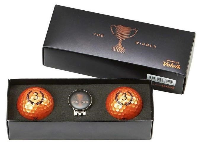 Volvik CHAMPION Box BRONZE golfbollar, bronsiga