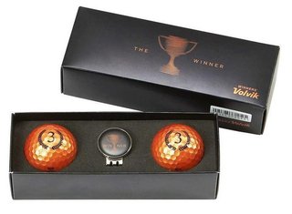 Volvik CHAMPION Box BRONZE golfbollar, bronsiga