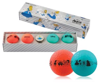 Volvik VIVID DISNEY ALICE golfbollar, mix färger