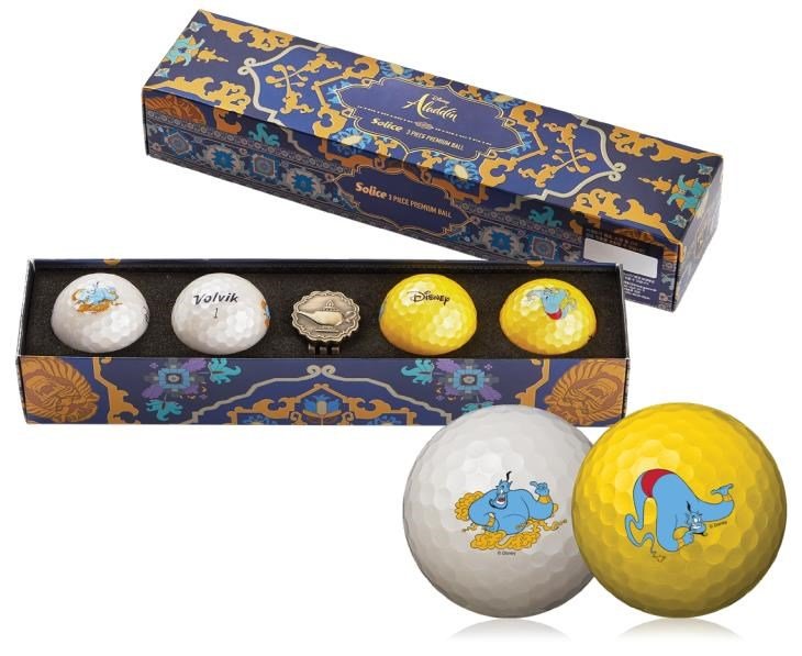 Volvik SOLICE DISNEY ALADDIN golfbollar, mix