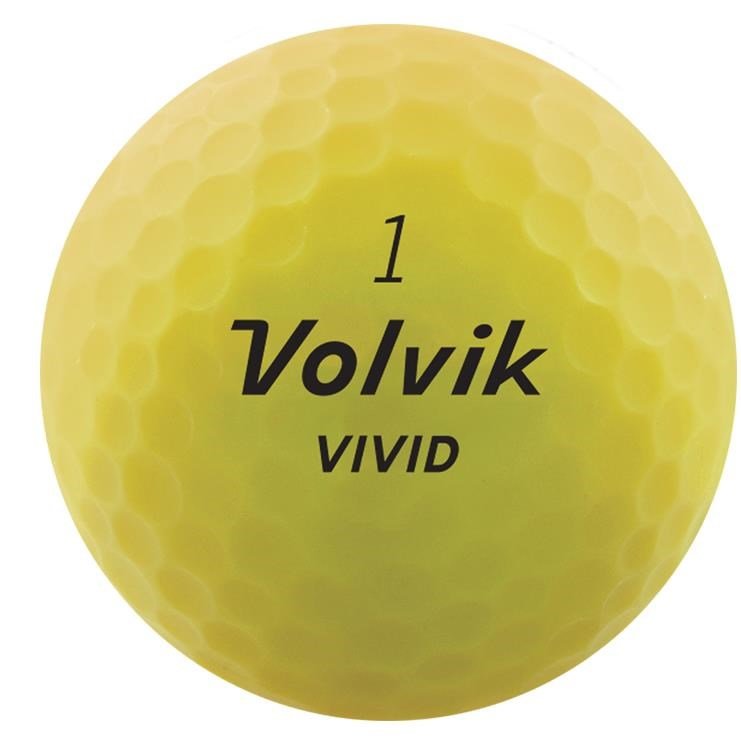 Volvik VIVID golfbollar, gula