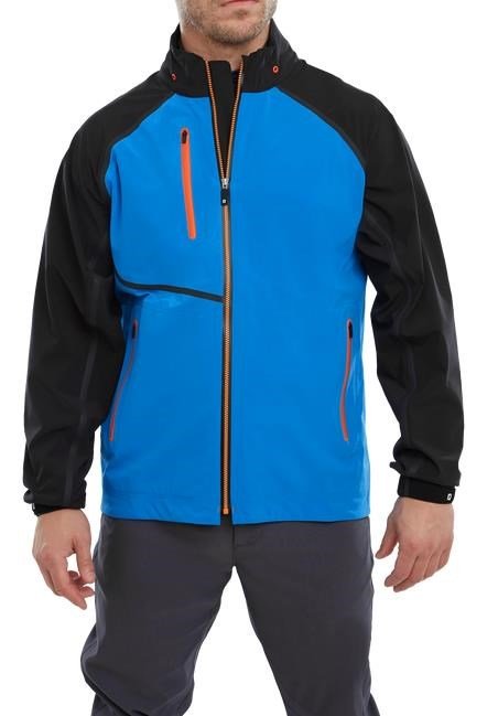 FootJoy HydroTour herr jacka, safir/svart/orange