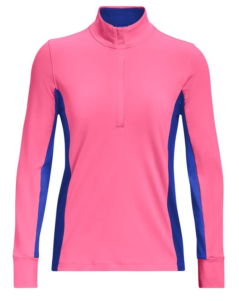 Under Armour Storm Midlayer 1/2 Zip damjacka, pink punk/versa blue