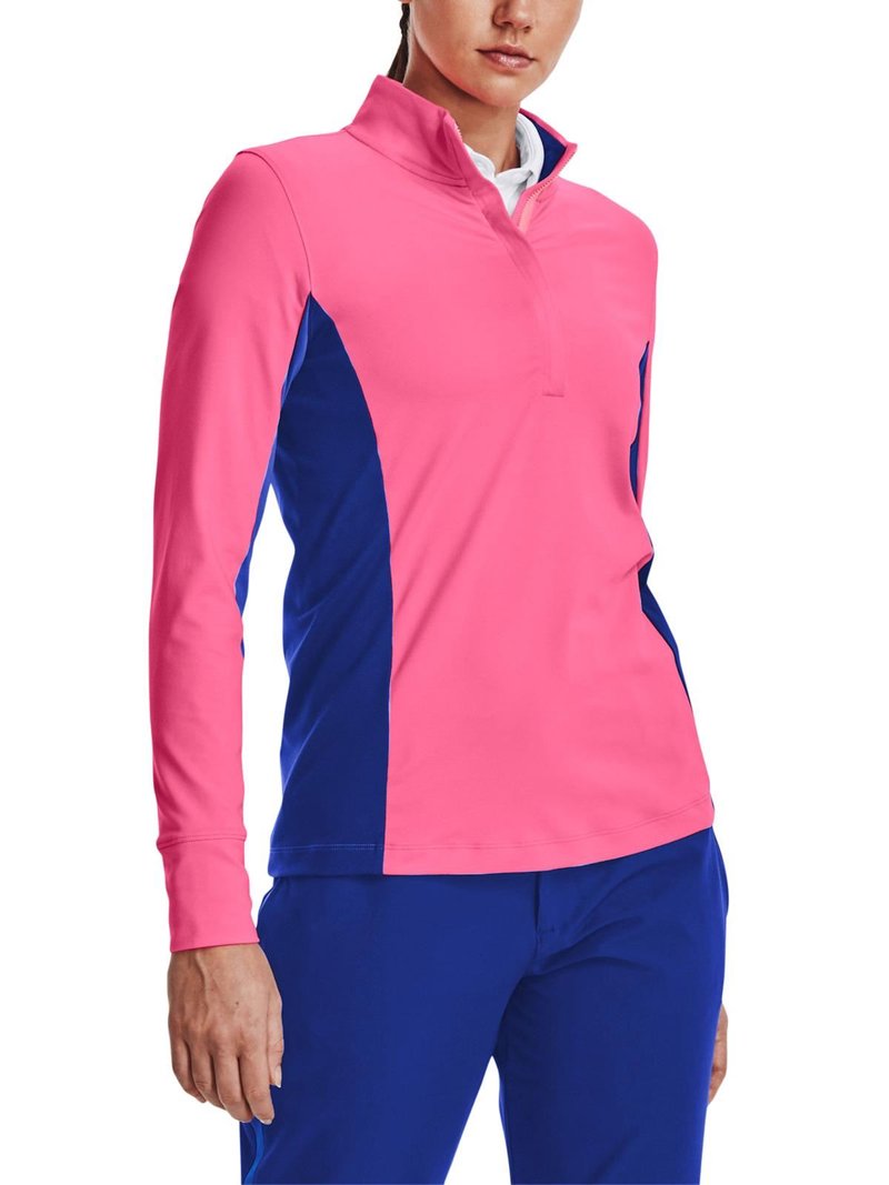 Under Armour Storm Midlayer 1/2 Zip damjacka, pink punk/versa blue