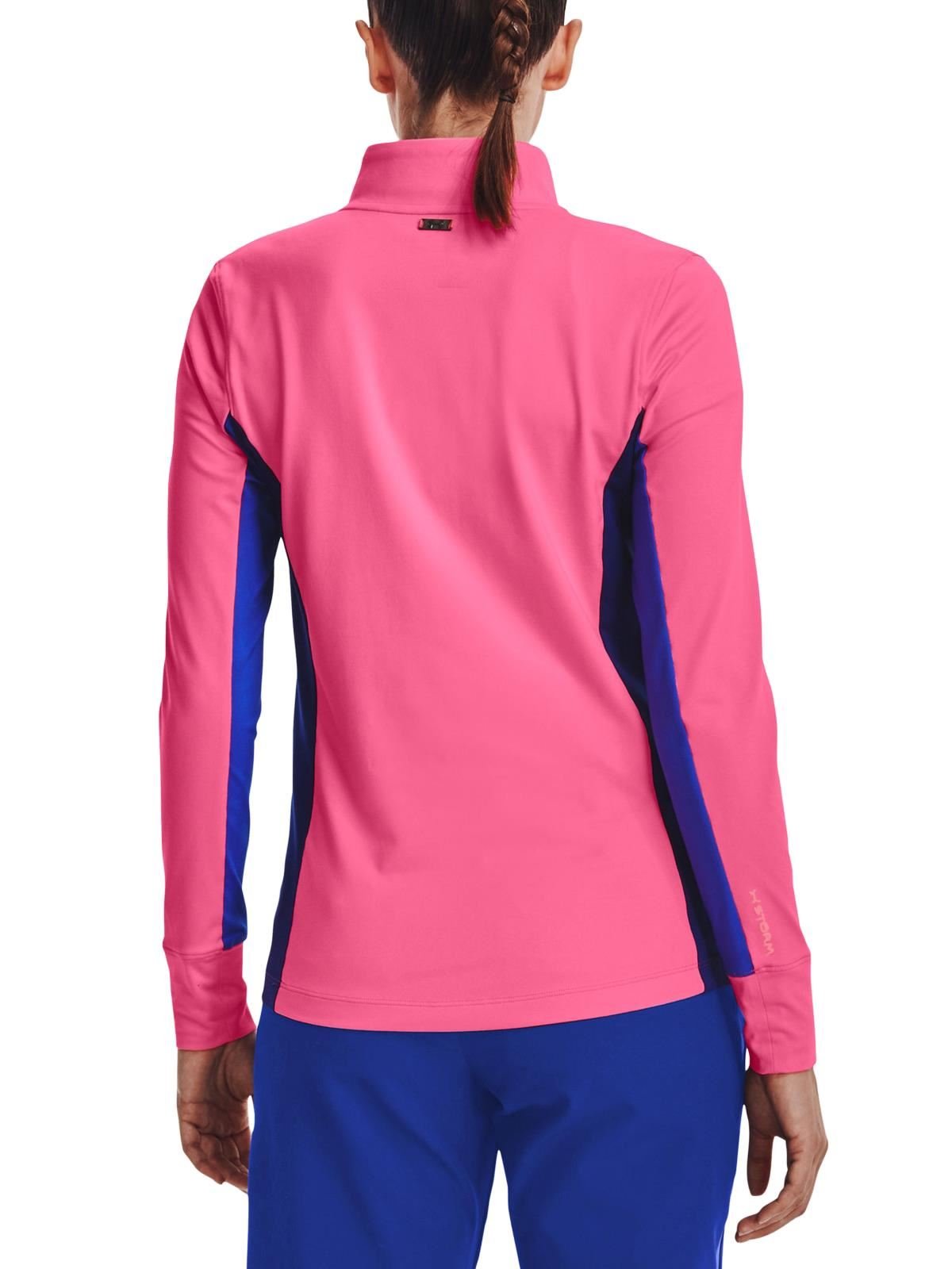 Under Armour Storm Midlayer 1/2 Zip damjacka, pink punk/versa blue