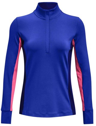 Under Armour Storm Midlayer 1/2 Zip damtröja, versa blue/pink punk