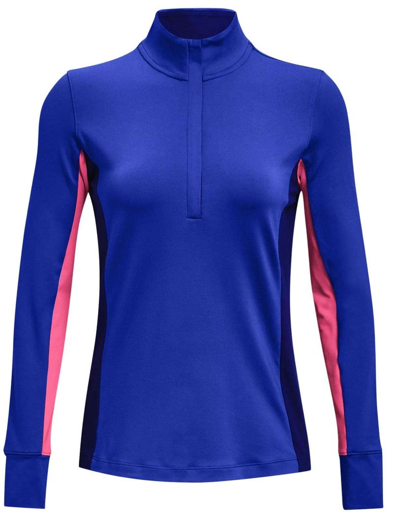 Under Armour Storm Midlayer 1/2 Zip damtröja, versa blue/pink punk
