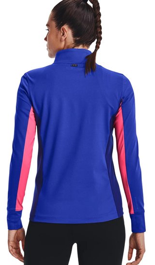 Under Armour Storm Midlayer 1/2 Zip damtröja, versa blue/pink punk