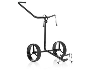 JuCad Carbon Shadow 2-hjulig manuell trolley, matt svart + bärväska JTT