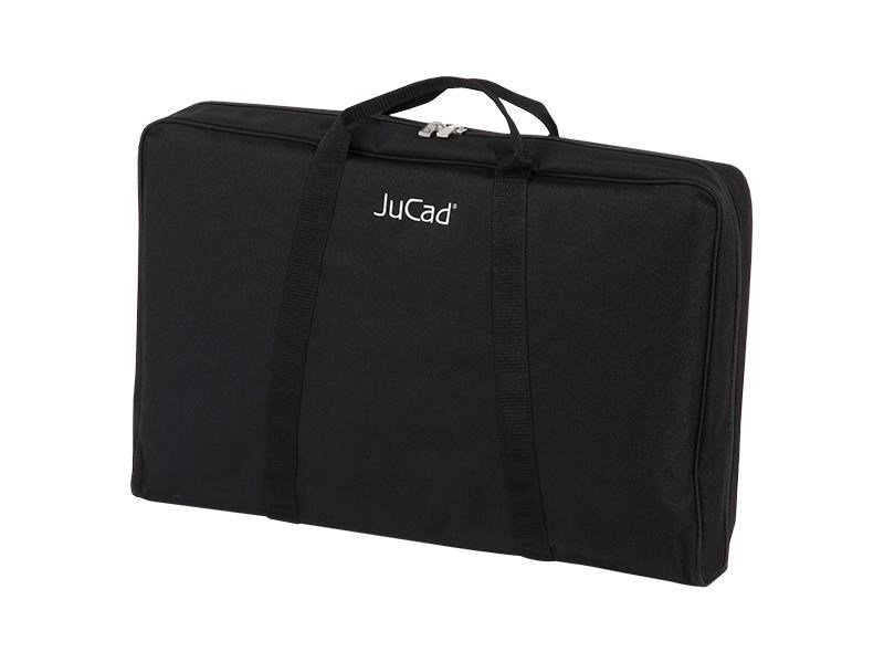JuCad Carbon Shadow 2-hjulig manuell trolley, matt svart + bärväska JTT