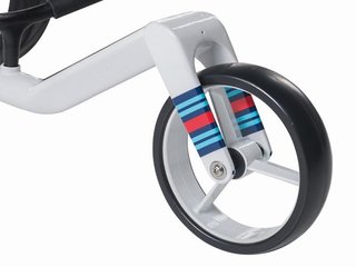 JuCad Carbon Racing manuell trolley + bärbag JTT, vit