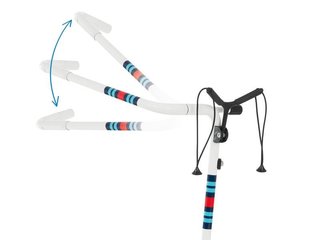 JuCad Carbon Racing manuell trolley + bärbag JTT, vit