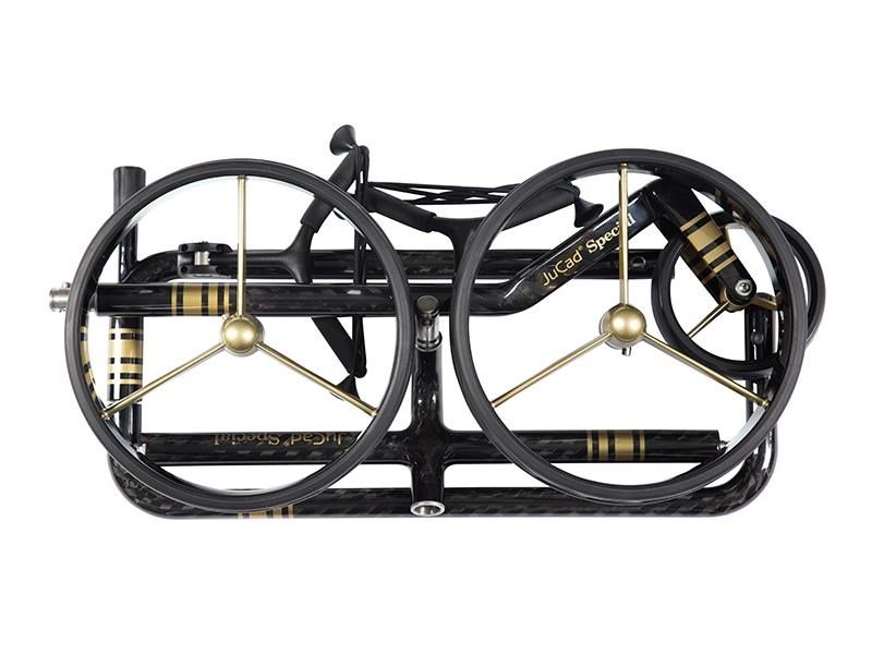 JuCad Carbon Special manuell vagn + bärbag JTT, svart