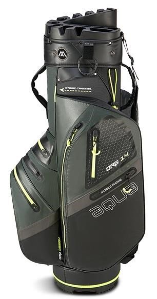 Big Max AQUA Silencio 4 Organizer cart bag, forest green/black/lime