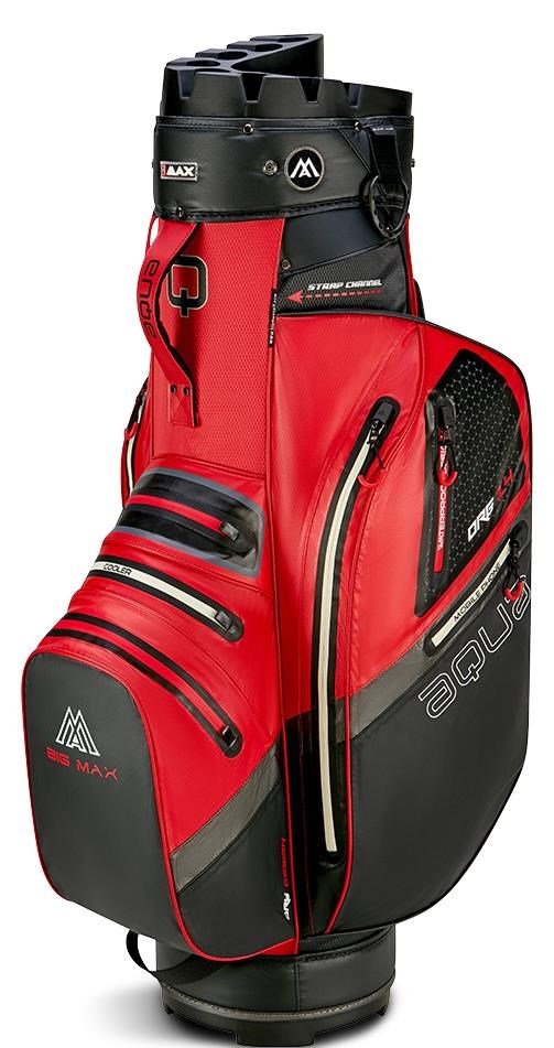 Big Max AQUA Silencio 4 Organizer cart bag, röd/svart