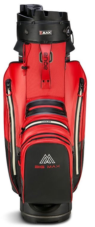Big Max AQUA Silencio 4 Organizer cart bag, röd/svart
