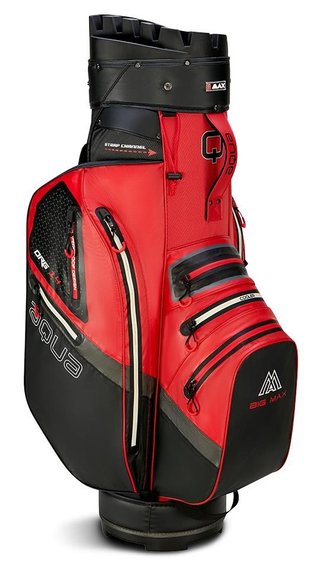 Big Max AQUA Silencio 4 Organizer cart bag, röd/svart