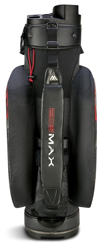 Big Max AQUA Silencio 4 Organizer cart bag, röd/svart